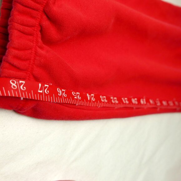 Nike M Red Mid-Rise Sportswear Club Fleece Mid-Rise Oversized Cargo Sweatpants - Picture 6 of 7